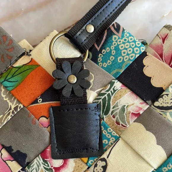 VINTAGE | Handcrafted patchwork style tote bag - Picture 11 of 11